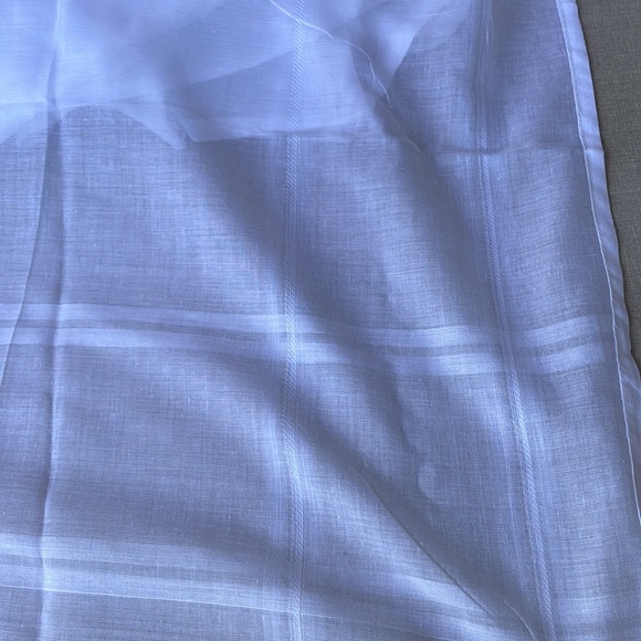 Lightweight White Scarf - Picture 3 of 6